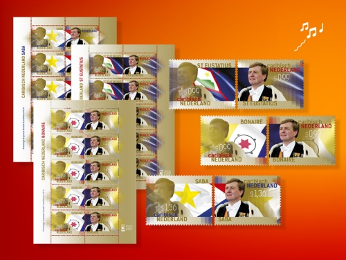 Goudse ontwerpstudio maakt postzegels Caribisch Nederland