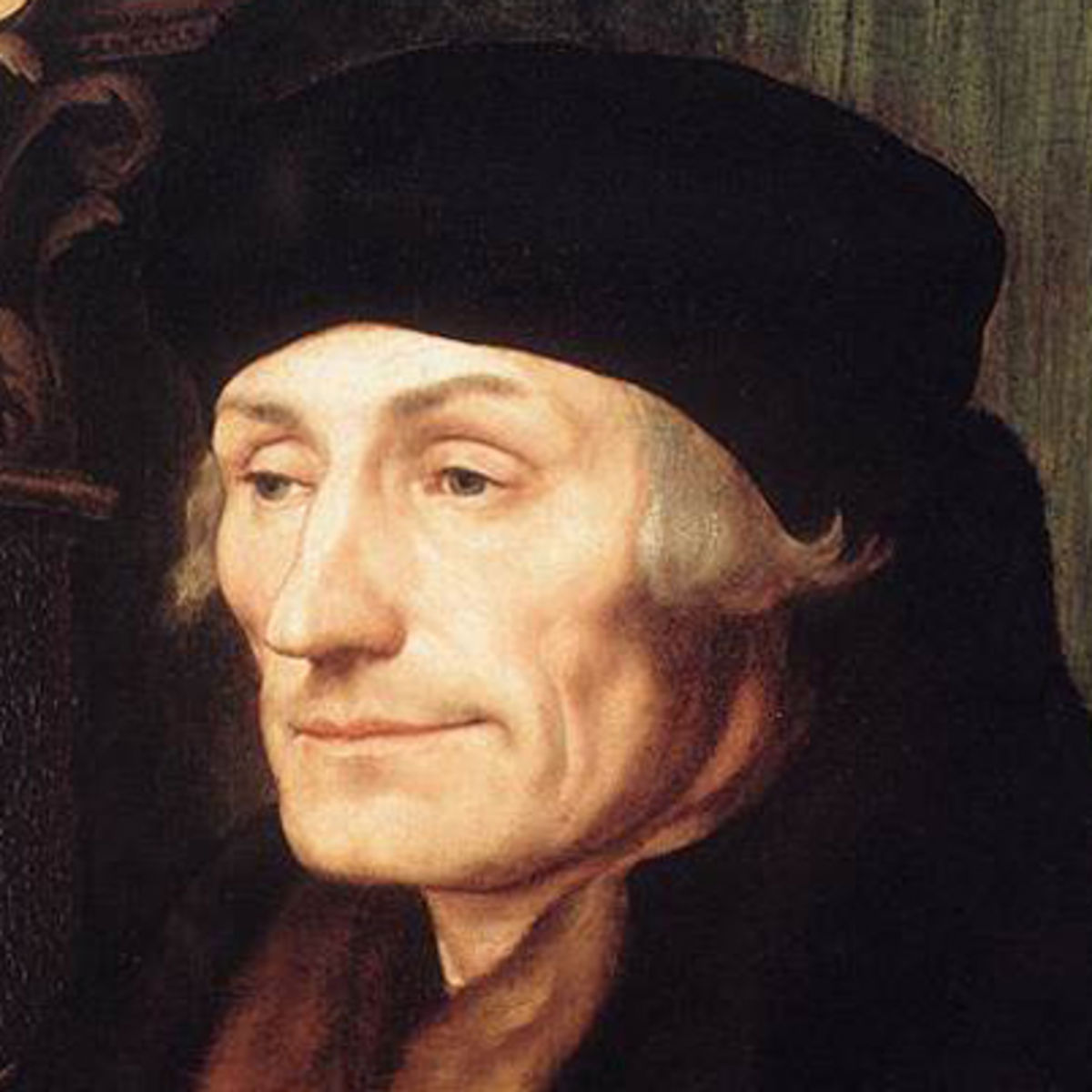 Onthulling metersgroot portret van Erasmus
