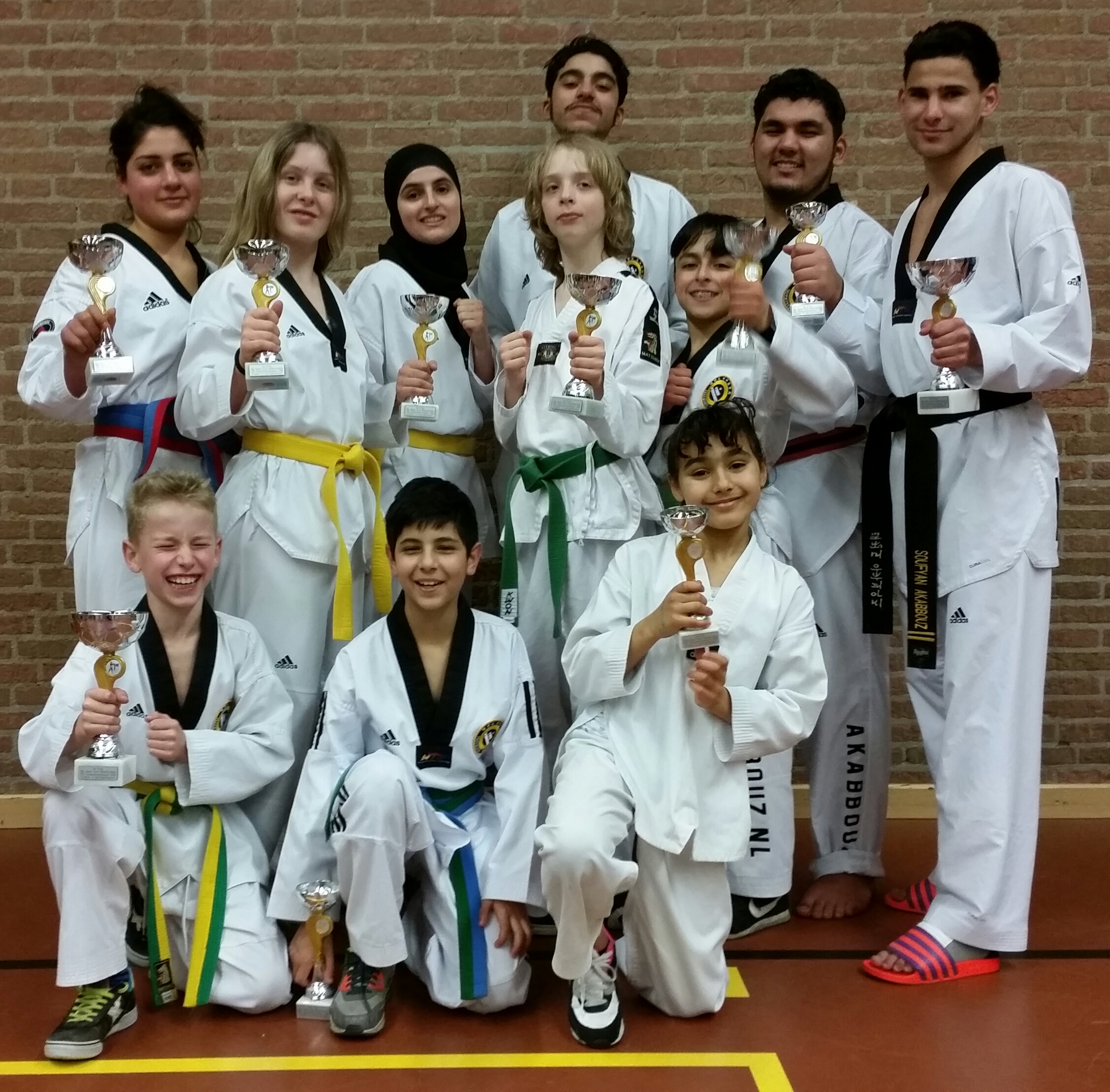Wéér goud voor taekwondoka’s Akabbouz