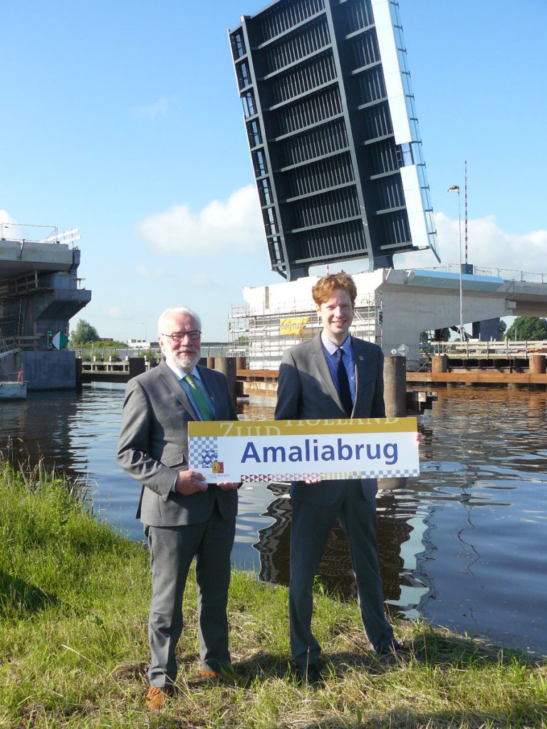 Amaliabrug: naam nieuwe brug over de Gouwe