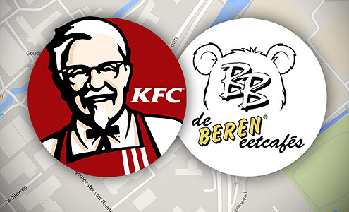 Restaurant Beren en KFC in de zomer open