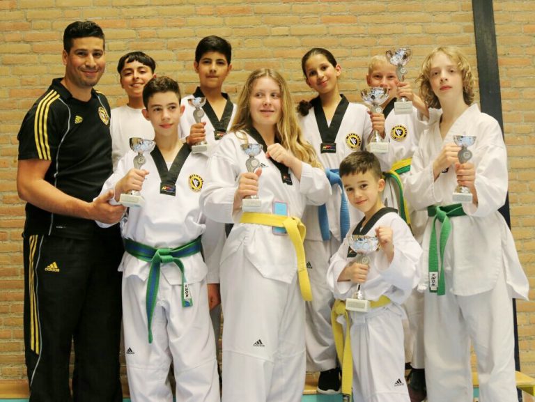 Drie titels Akabbouz op West-Nederlands kampioenschap Taekwondo