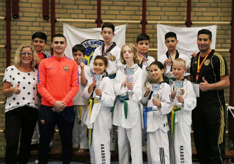 Taekwondo Jeugd Akabbouz schittert in Noord-Brabant