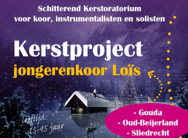 Start kerstproject jongerenkoor Loïs Gouda
