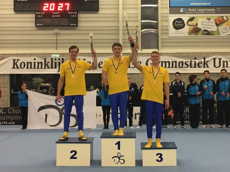 TOOS op het podium bij turnkwalificaties