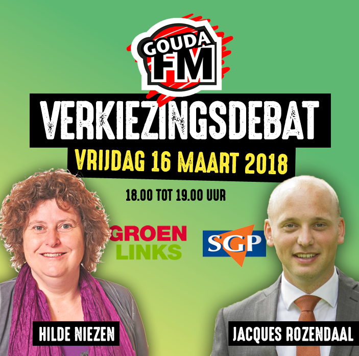 GoudaFM debat: GroenLinks en SGP