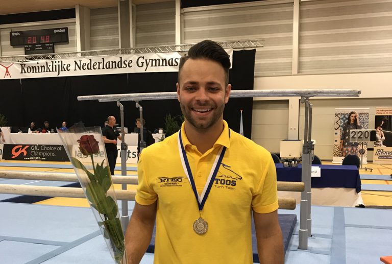 Zilver voor TOOS turner Erik Koppenaal