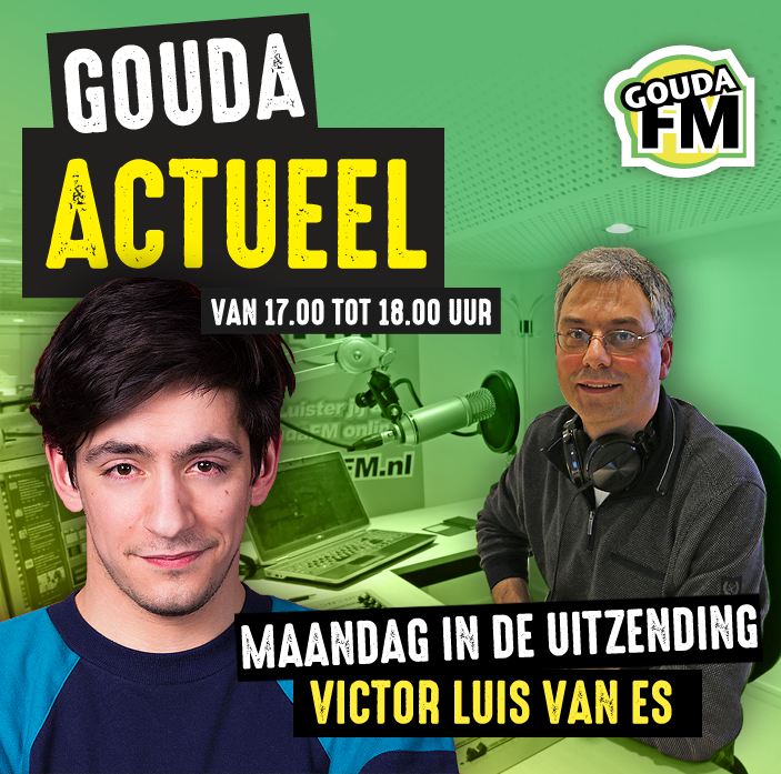 Cabaretier Victor Luis van Es te gast bij GoudaFM