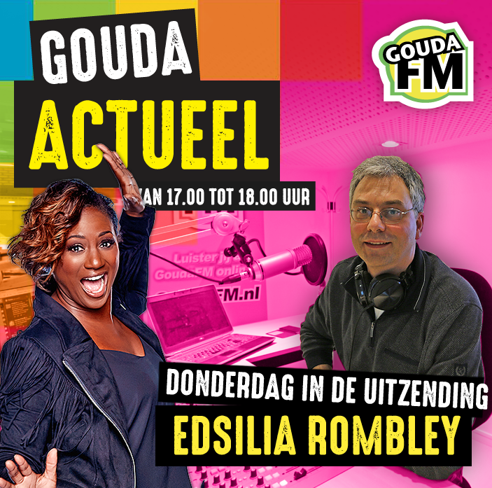 Edsilia Rombley bij GoudaFM