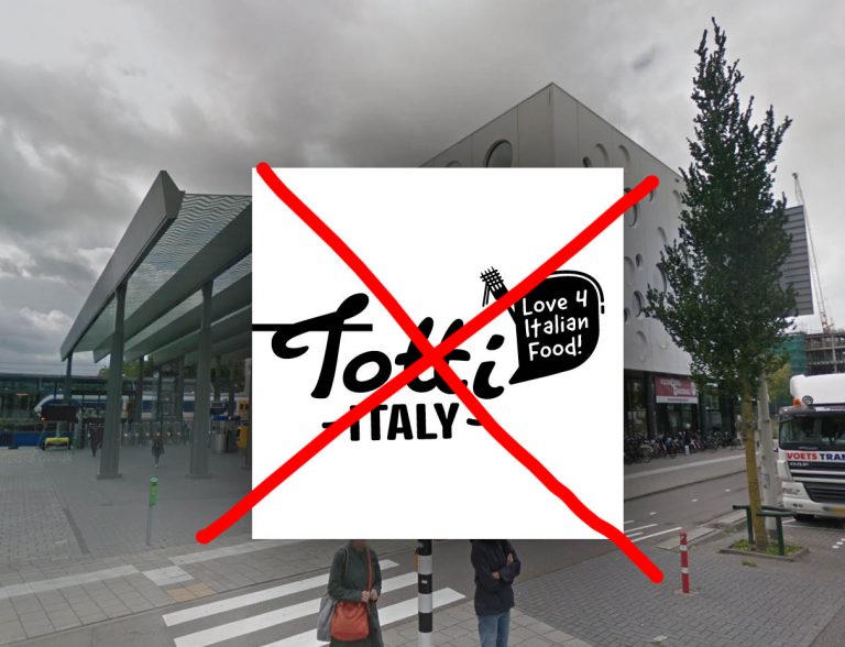 Totti Italy bij  NS-station Gouda van de baan