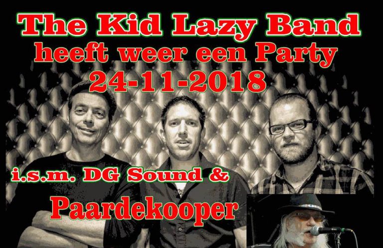 Za. 24-11: Kid Lazy Party bij DG Sound