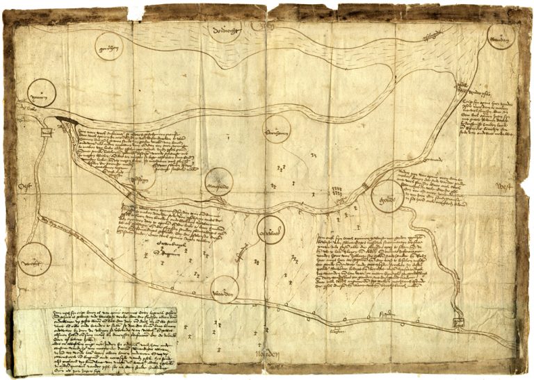 Oud Gouda: De manuscriptkaart uit 1498