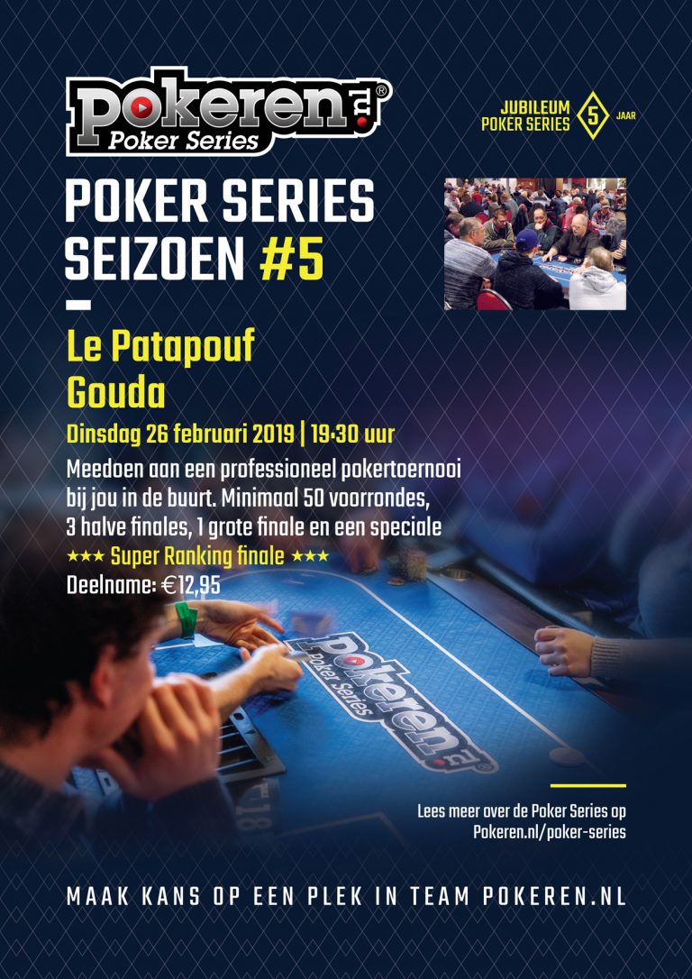 Di. 26-02: Pokertoernooi Gouda