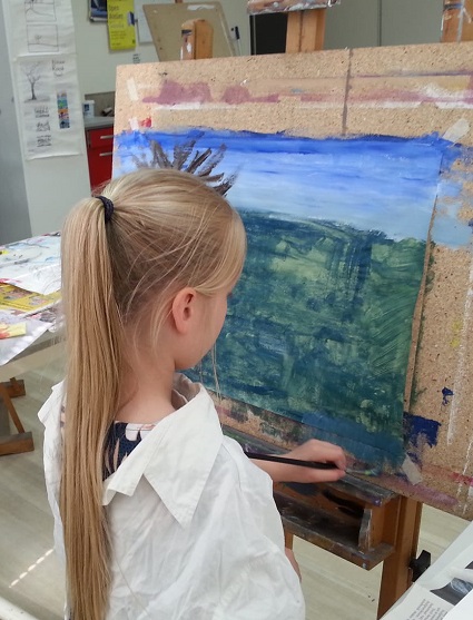 Woe. 20-03: Kinderen maken kunst