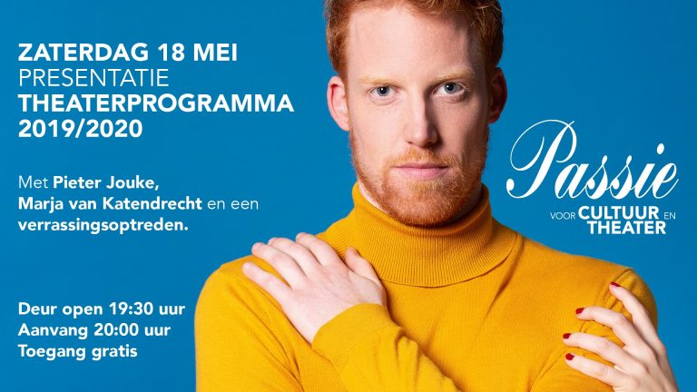 Za. 18-05: Seizoenspresentatie Theaterprogramma 2019/2020 EVERTSHUIS