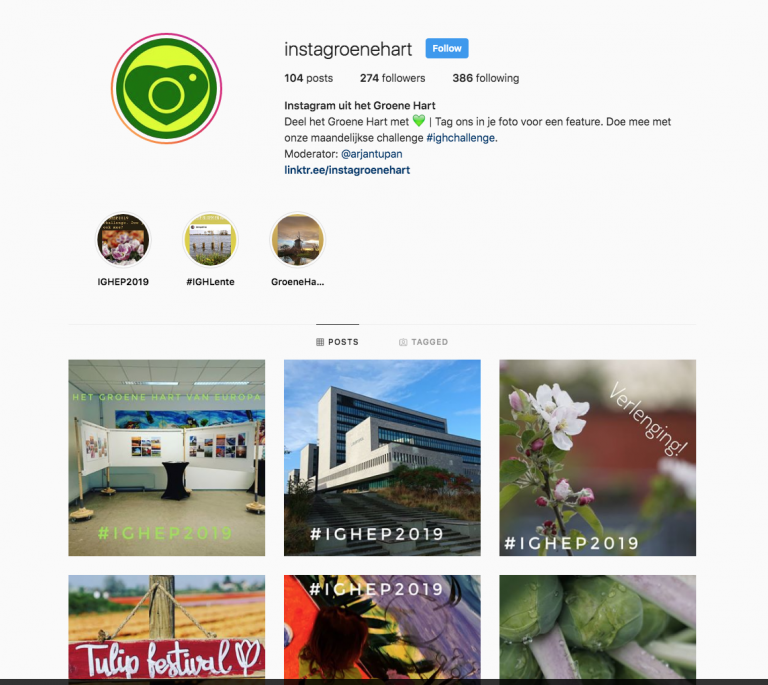 Do. 23-05: Instagram wedstrijd wordt tentoonstelling Het Groene Hart van Europa