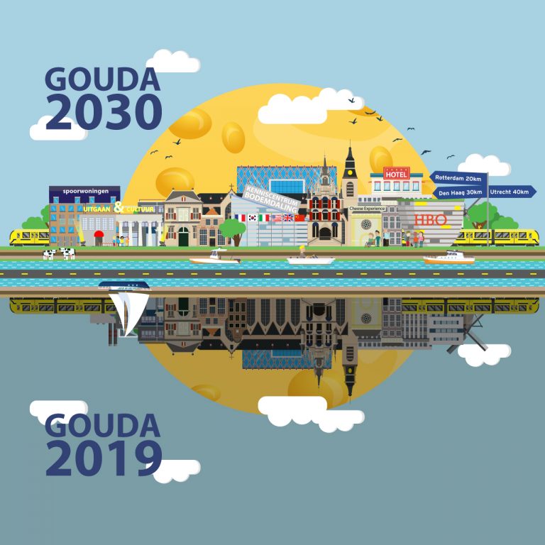 Toekomstvisie met beeld van Gouda in 2030 is klaar