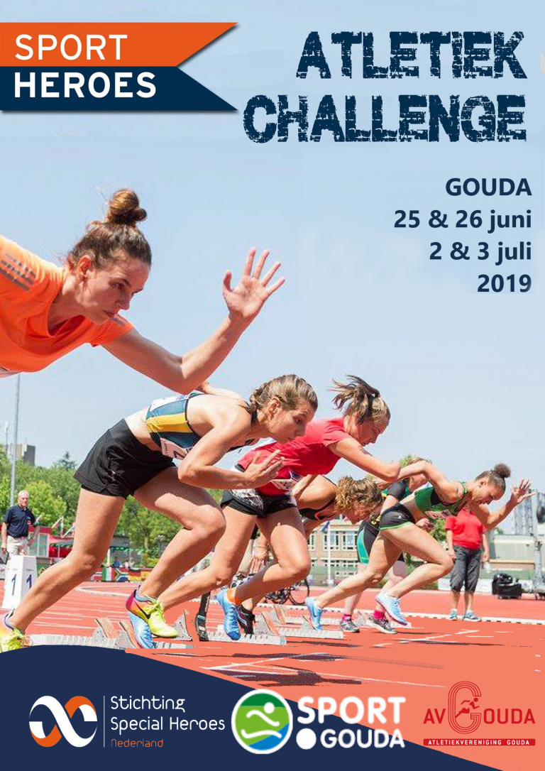 Stichting Special Heroes Nederland organiseert Atletiek Challenge