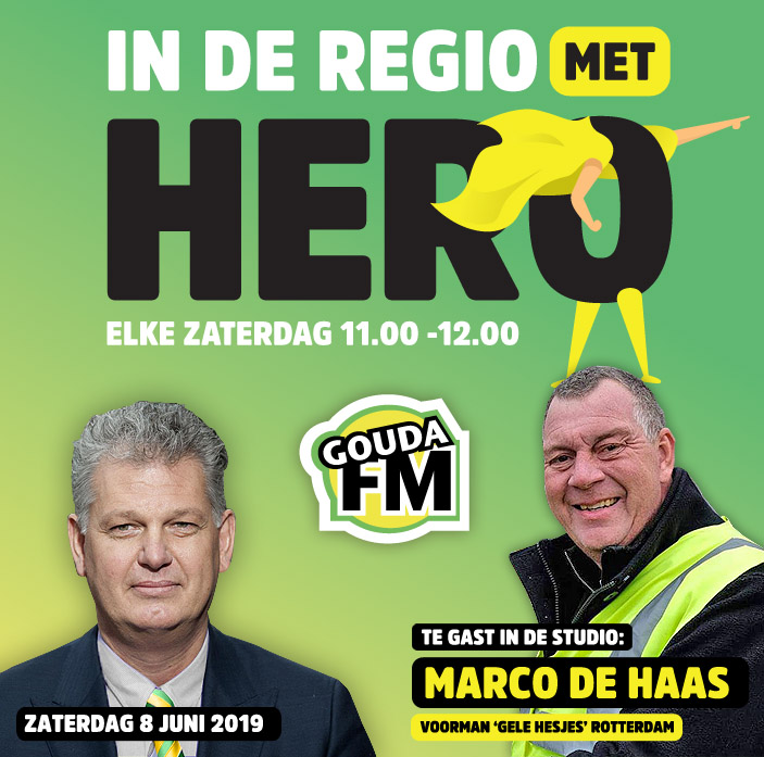 Voorman ‘gele hesjes’ Marco de Haas te gast bij Hero Brinkman