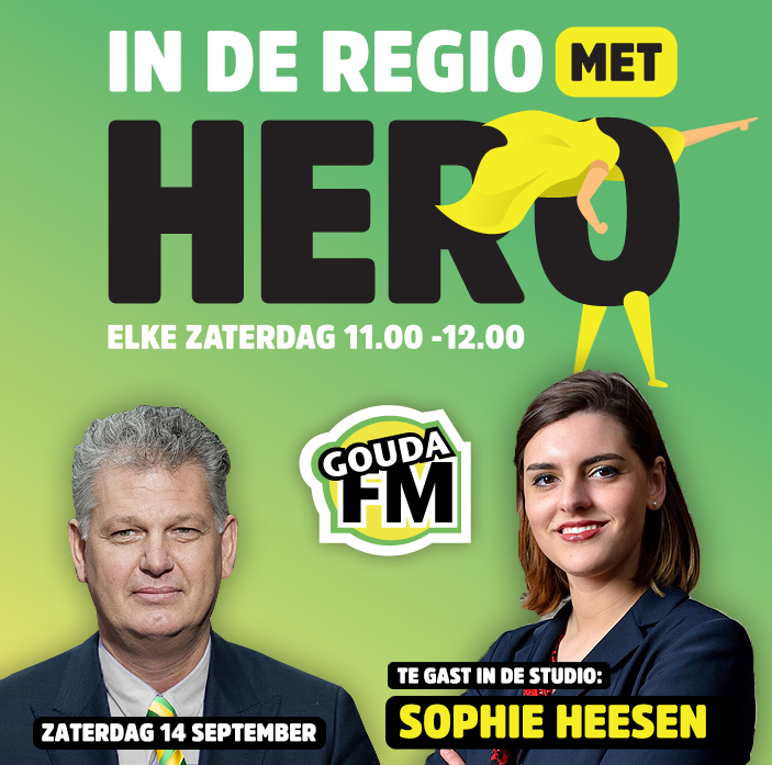 Sophie Heesen te gast bij Hero Brinkman op GoudaFM