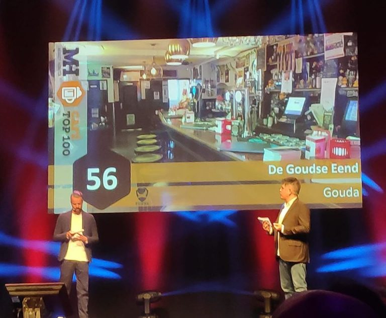 Biercafé De Goudse Eend op plek 56 in de Cafe Top 100