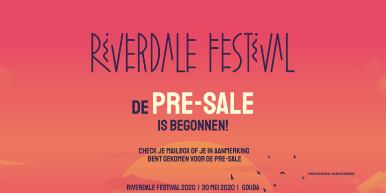 Pre-sale Riverdale Festival van start