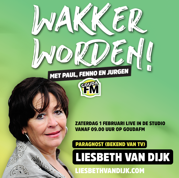 Paragnost Liesbeth van Dijk live in de studio bij GoudaFM