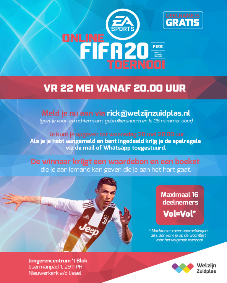 Online FIFA20 toernooi