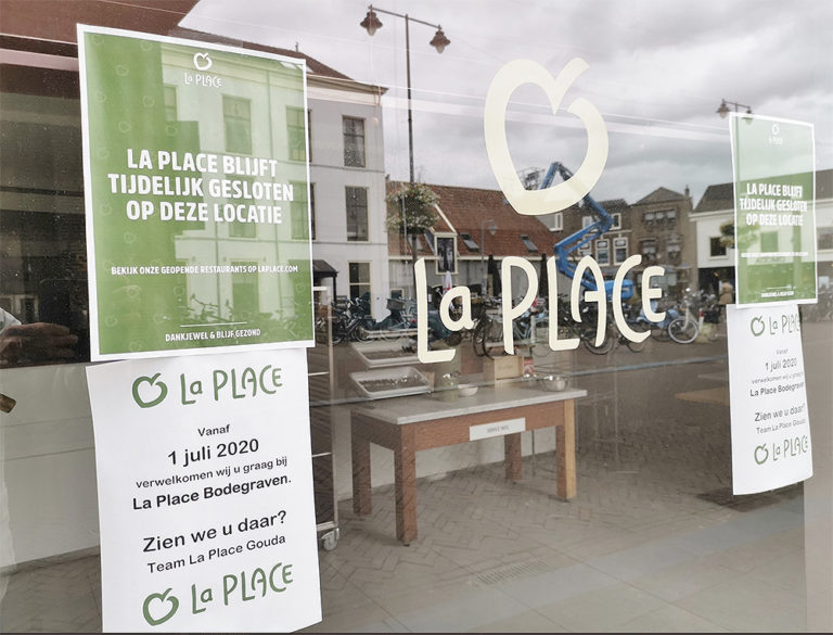 La Place op de Markt in Gouda blijft voorlopig dicht