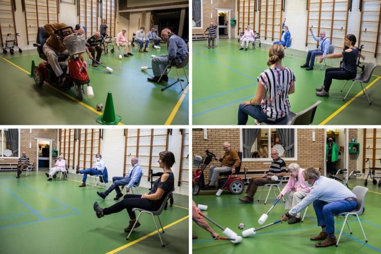 Wethouder sport mee bij ISV tijdens Nationale Sportweek