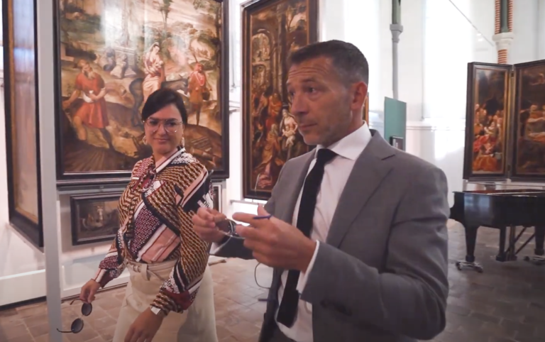 Gouda Modestad, catwalk in Museum Gouda