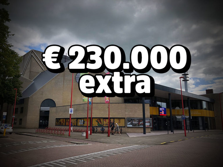 Gemeente schenkt nogmaals 2,3 ton aan Schouwburg