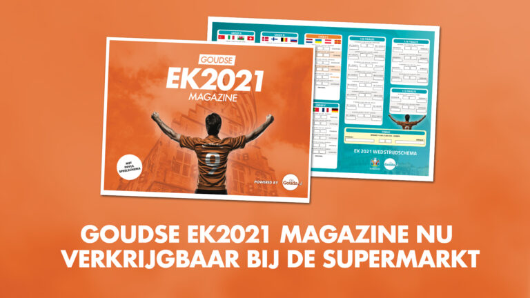 ‘Goudse’ EK 2021 magazine van deGouda in de supermarkt